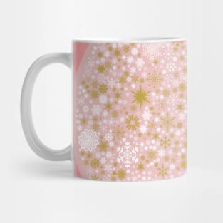 A Thousand Snowflakes in Rose Gold Mug